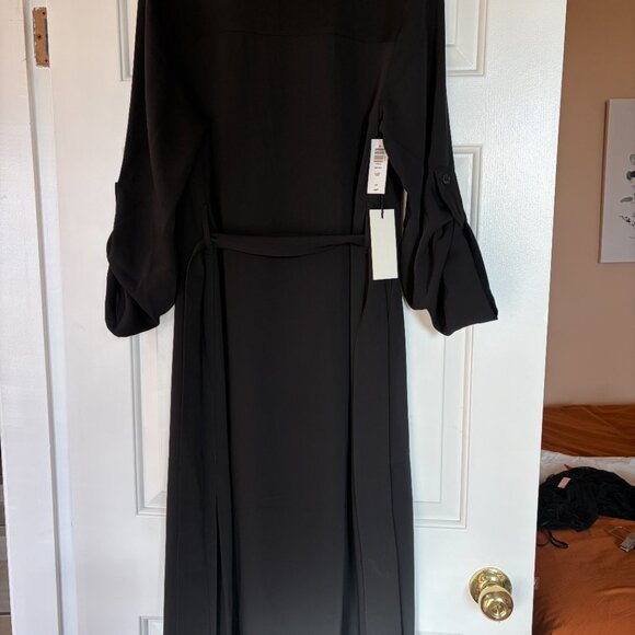 NWT  - Babaton (Aritzia) Wrap jacket / robe / blazer w/ removable belt (S / BLK) - Picture 6 of 11